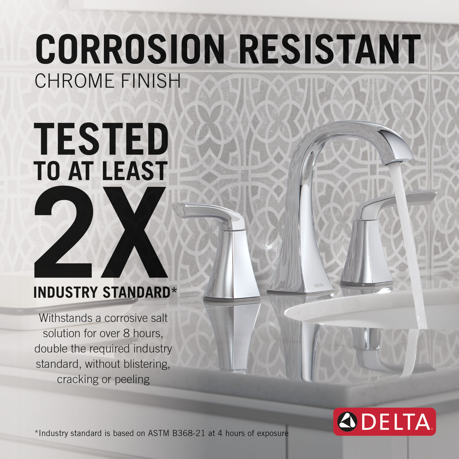 Widespread Lavatory Faucet with 14 Series Tub Shower Trim Bundle, image 3