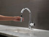 Llave para barra/encimera de cocina monomando extensible, giro limitado