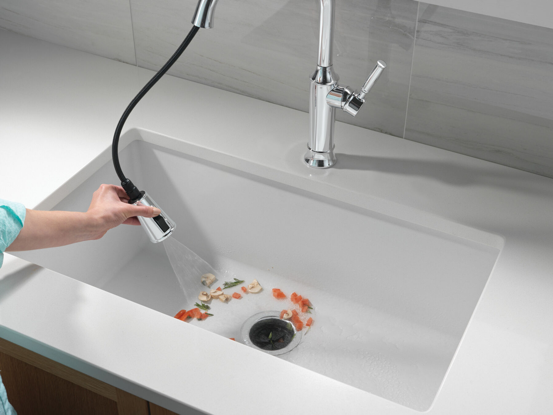 Llave para cocina monomando extensible, imagen 5