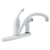 Llave para cocina de una manija con rociador integral