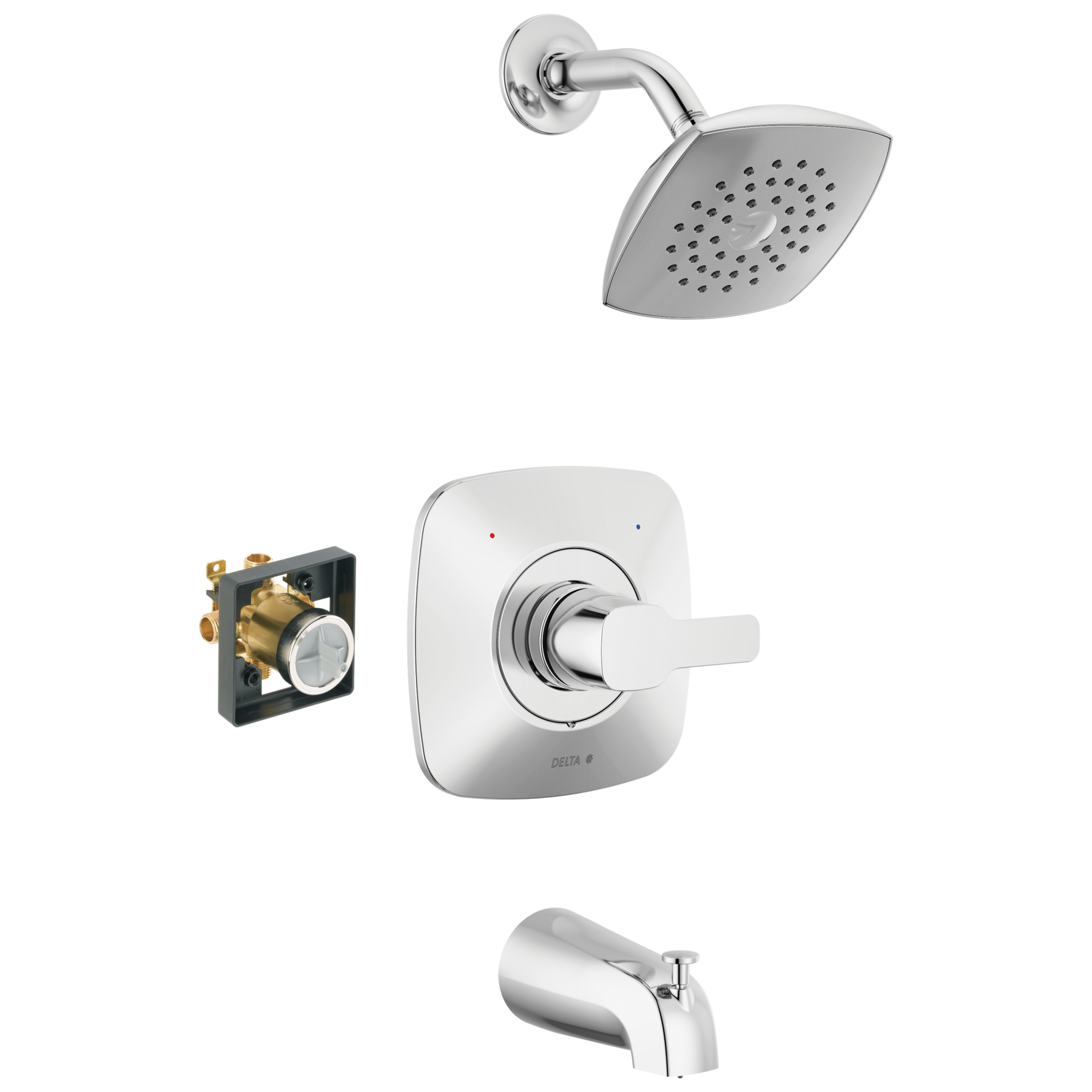 Tub Shower Trim with Rough Bundle - 14 Series