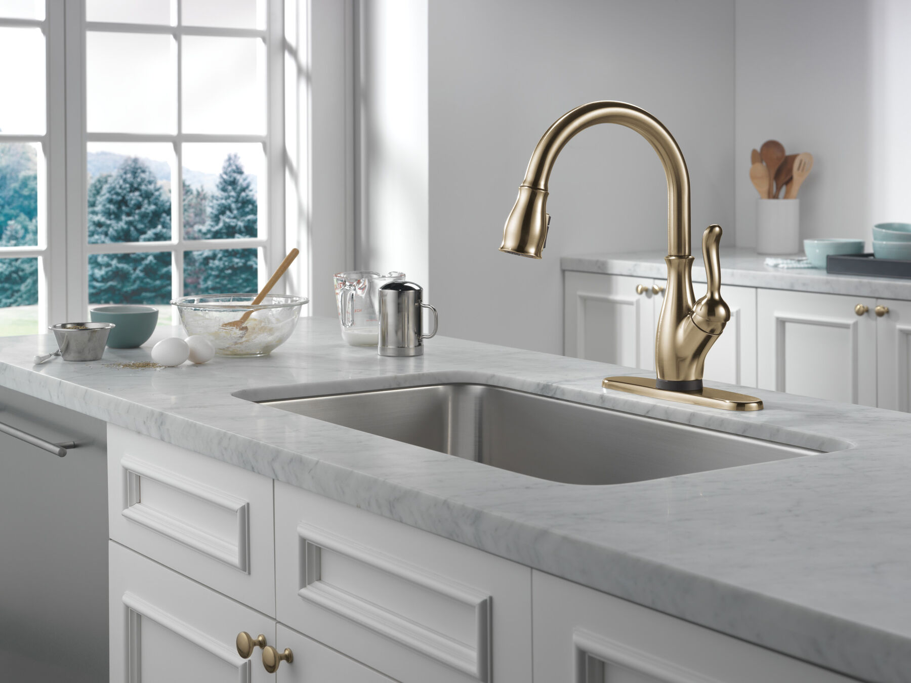 Touch2O Pull-Down Kitchen 1L with Soap Disp Bundle, image 1