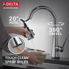 Single-Handle Pull-Down Kitchen Faucet with Touch<sub>2</sub>O® Technology