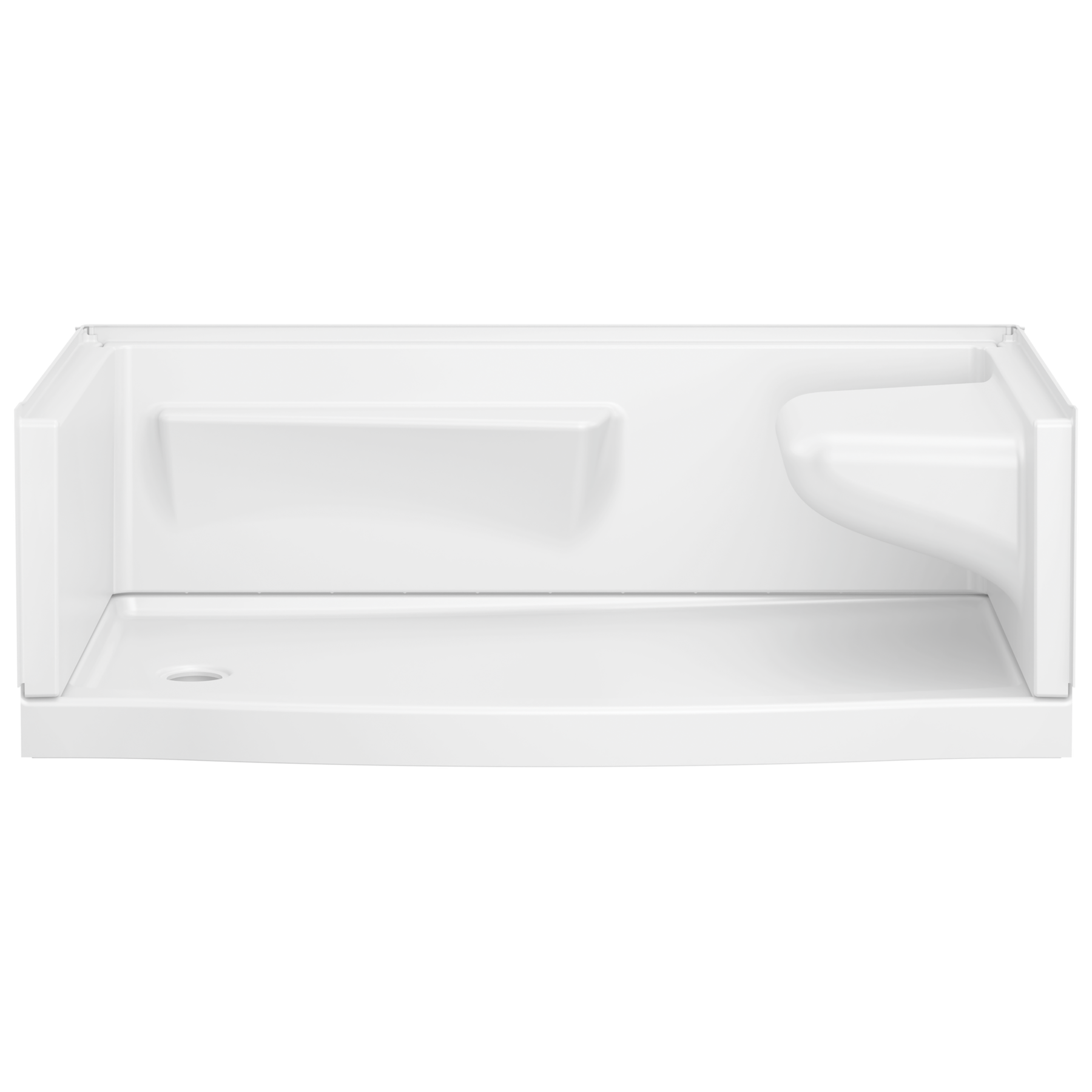 60x32 Alcove Shower Bundle - Right Seat Left Drain Curve