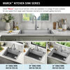 33” Drop-In Undermount Stainless Steel Single Bowl Kitchen Sink with Accessories