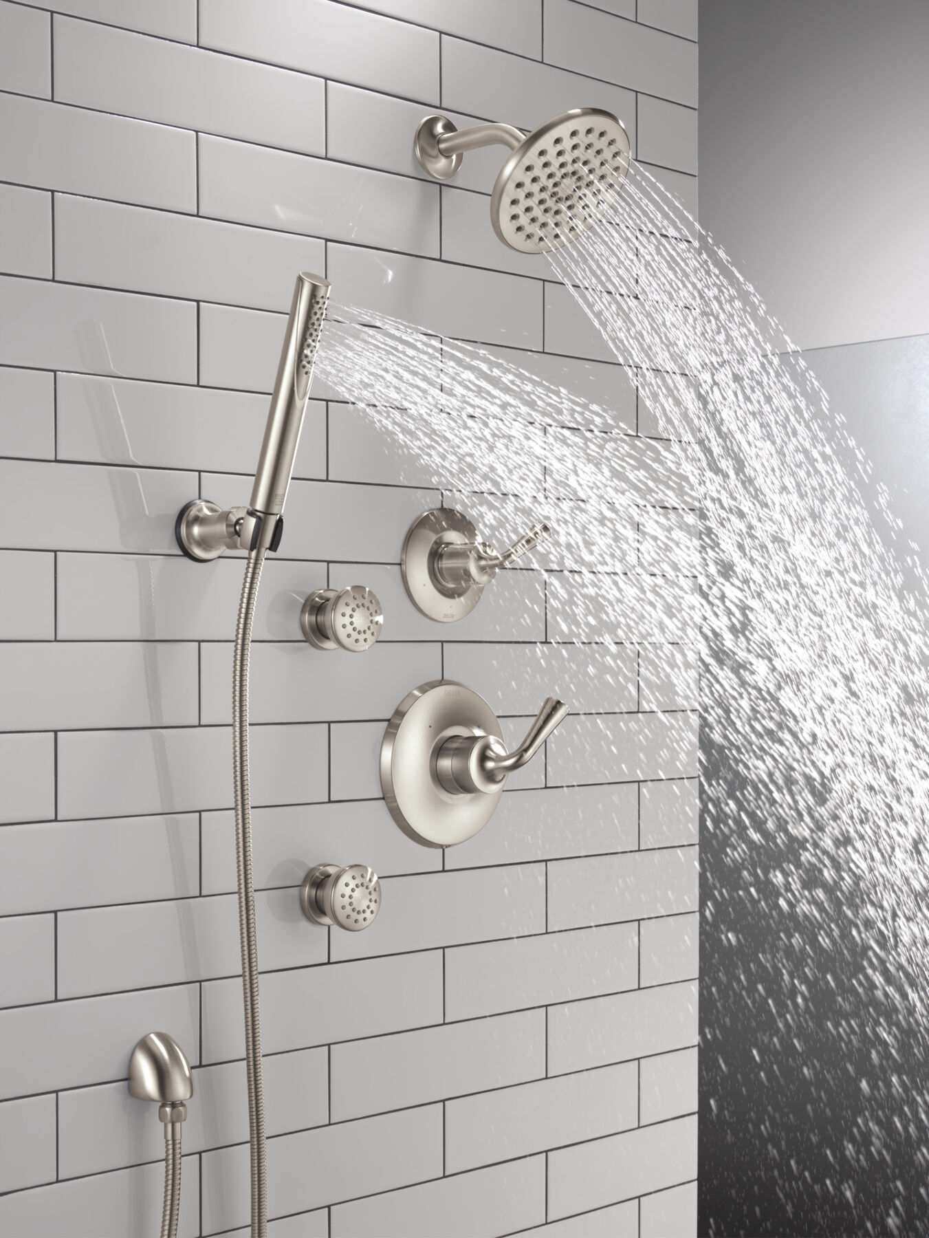 Ducha manual premium para montaje en pared ajustable de una sola función, imagen 11