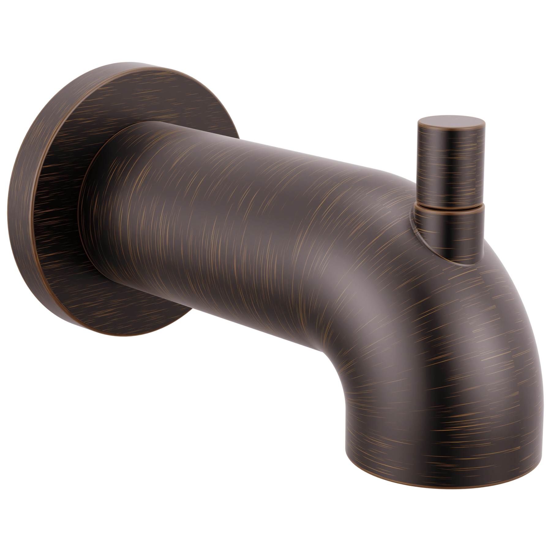 Tubo de salida para bañera con desviador deslizable