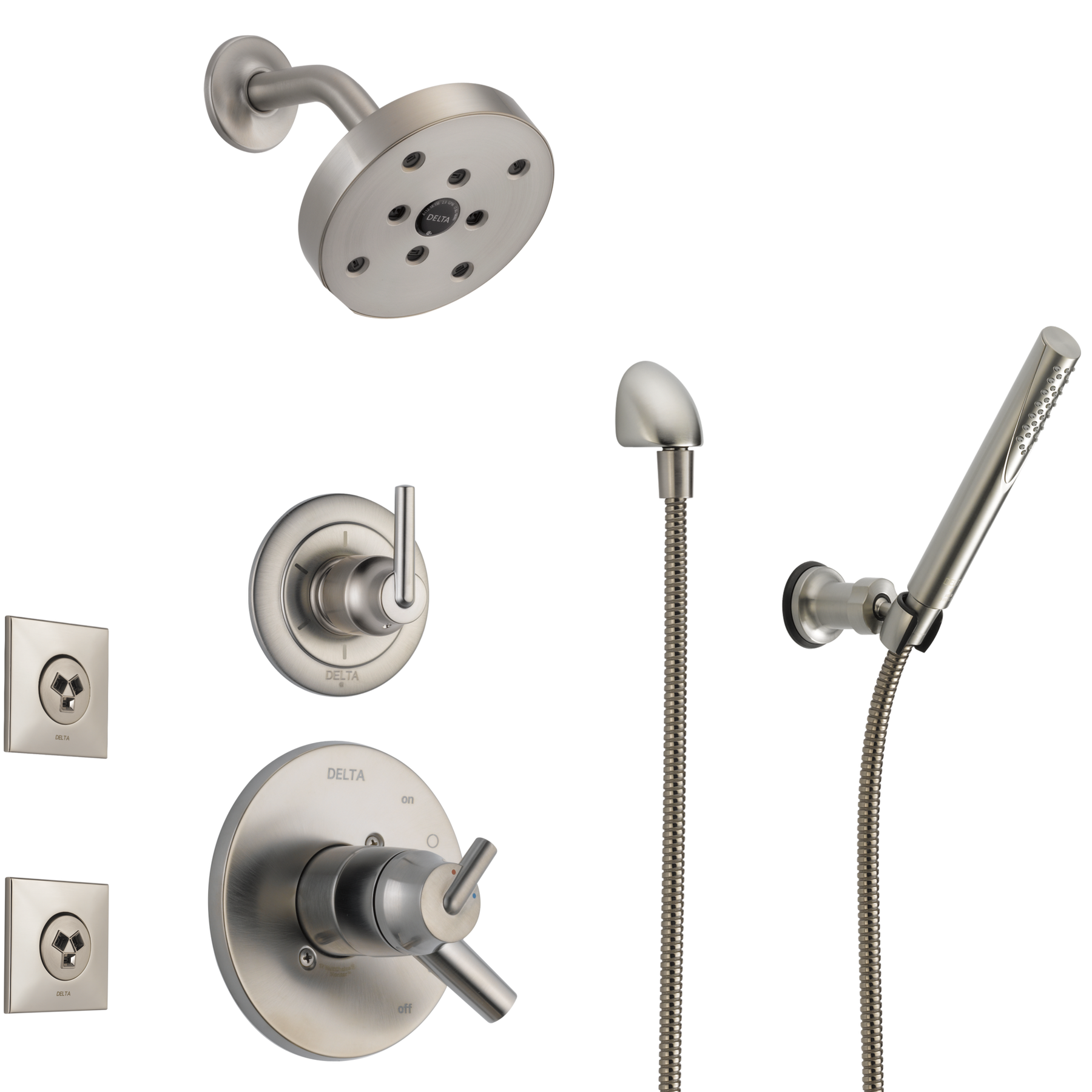 Accesorio de rociador para el cuerpo HydraChoice cuadrado (producto recertificado), imagen 1