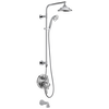 Columna de ducha redonda de 26" (producto recertificado)