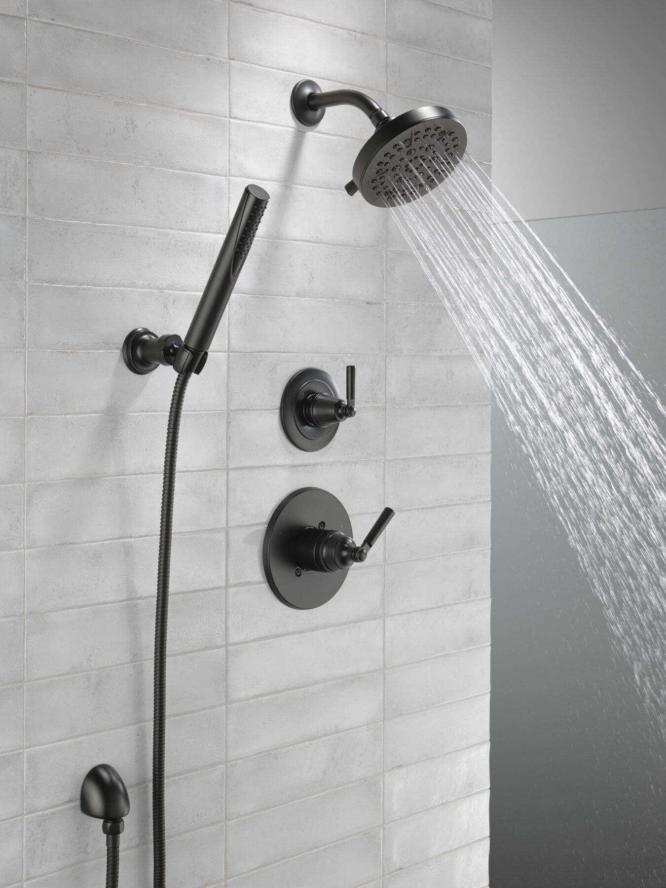 Ducha manual premium para montaje en pared ajustable de una sola función, imagen 6