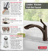 Llave para cocina monomando desplegable (producto recertificado)
