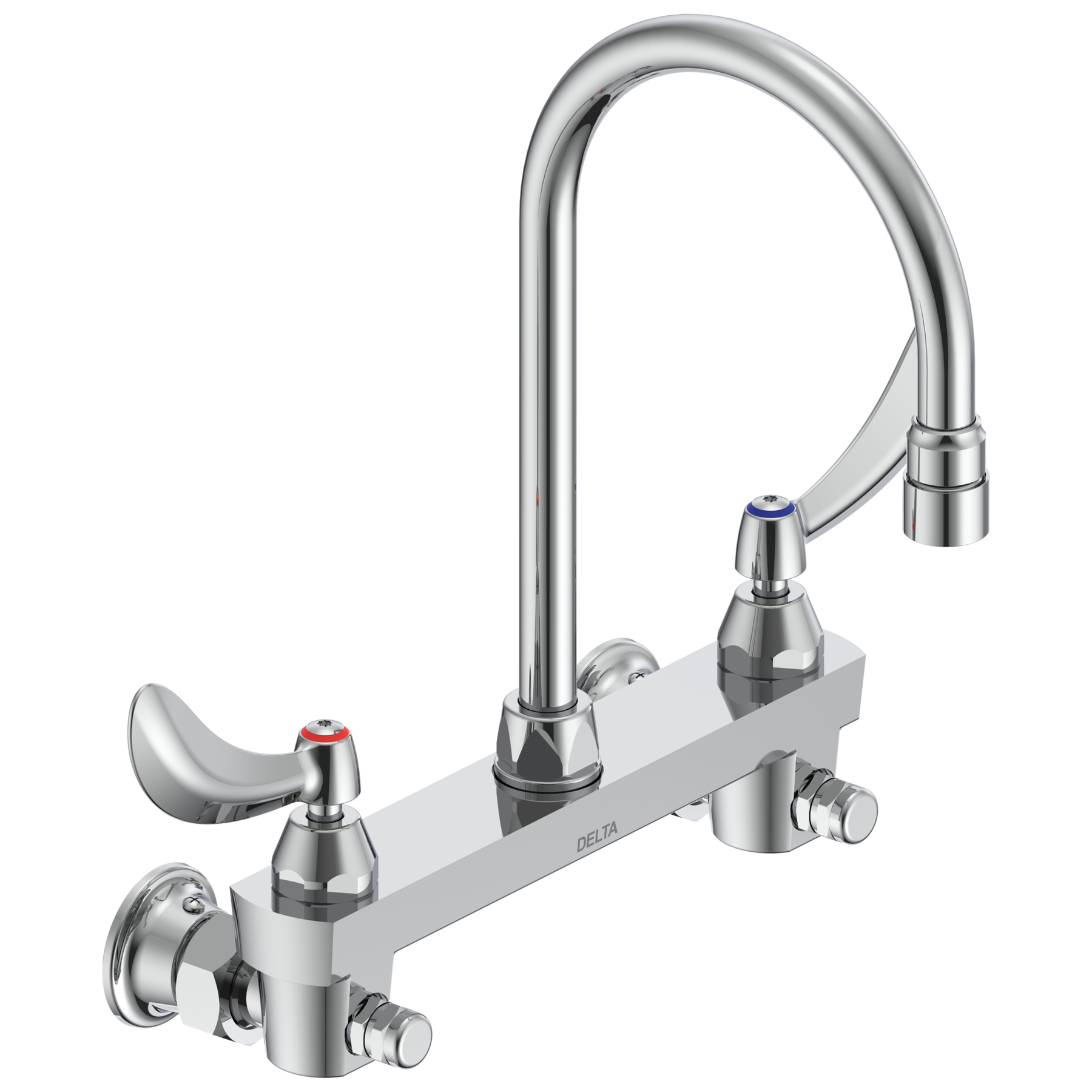 Two Handle 8 In Wallmount Service Sink Faucet