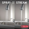 Llave para cocina monomando extensible con tecnologías Touch<sub>2</sub>O® y ShieldSpray®