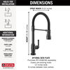 Touch<sub>2</sub>O® Technology Kitchen Faucet with Touchless Technology