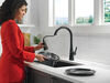 Single Handle Pull-Down Touch<sub>2</sub>O® Technology Kitchen Faucet with Touchless Technology