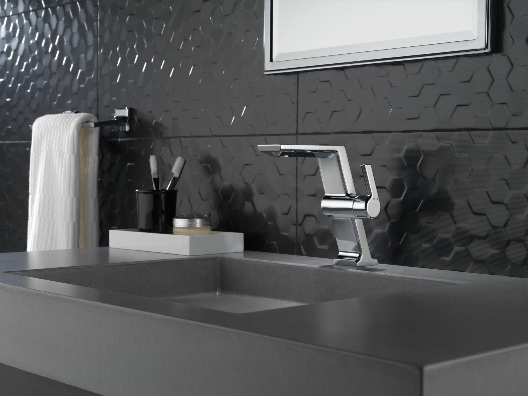 Llave para baño monomando tipo vasija de altura media, imagen 4