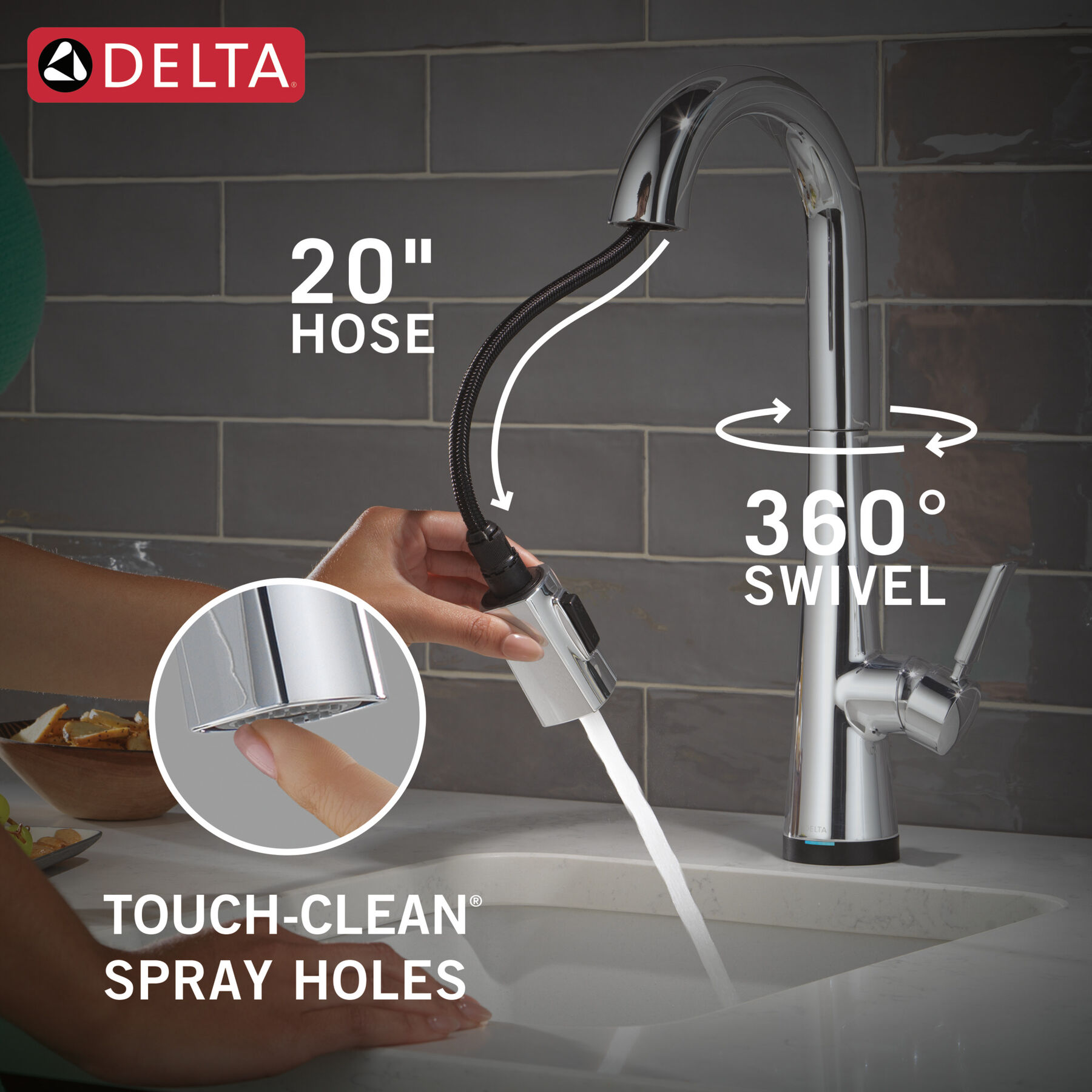 Touch2O® Bar / Prep Faucet with Touchless Technology, image 6