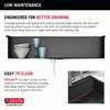 Lavabo de cocina tipo estación de trabajo para reacondicionamiento estilo campestre/borde delantero con un receptáculo calibre 16 de 33", con reborde WorkFlow™ y accesorios para instalación de montaje superior encastrado