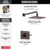 Widespread Lavatory Faucet with Shower Trim and Rough Bundle - 14 Series