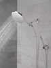 Adjustable Raincan Shower Head with Hand Shower