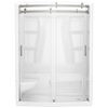60x32 Alcove Shower Bundle with Door - Left Seat Right Drain Curve