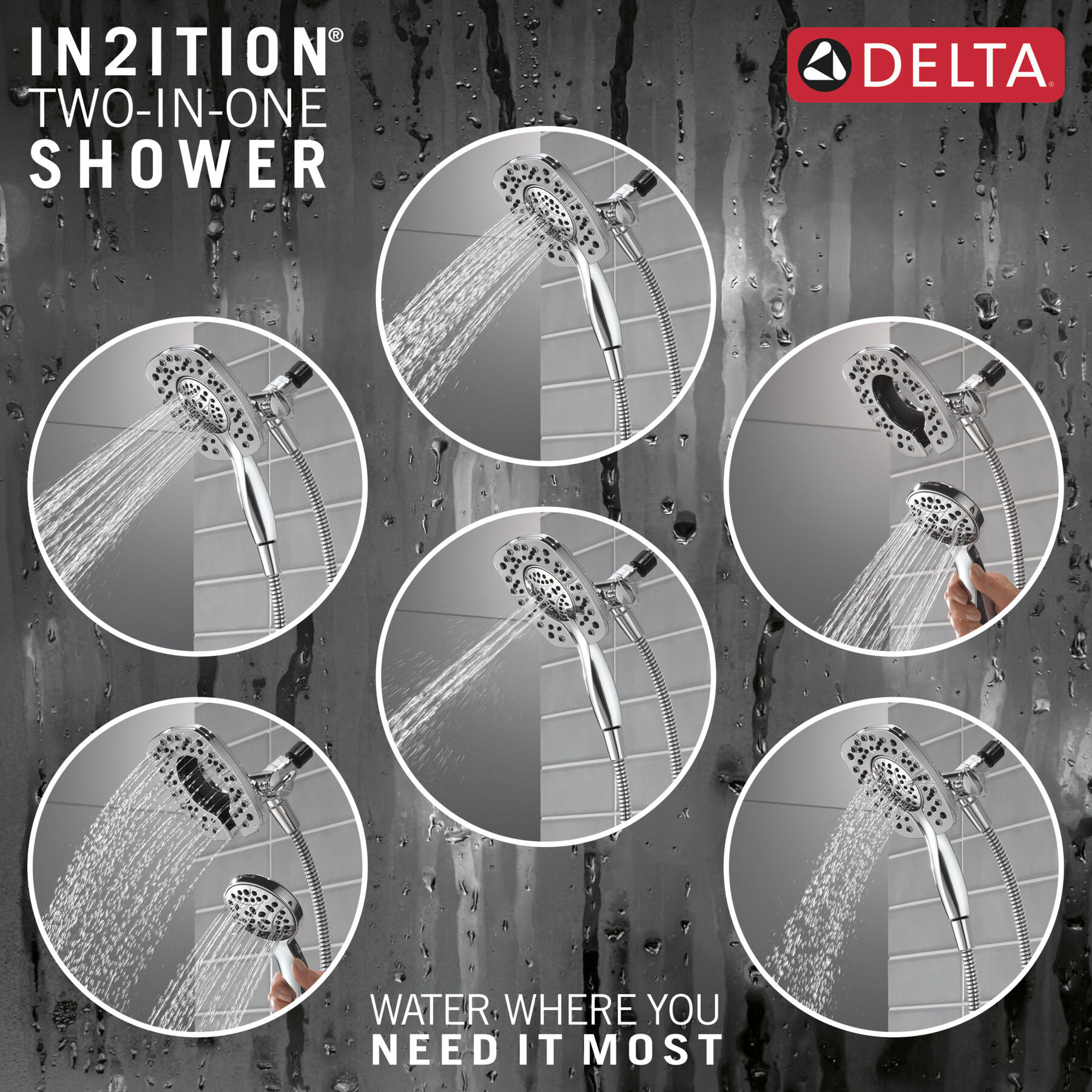 Centerset Lavatory Faucet with 14 Series Tub Shower Trim Bundle, image 5