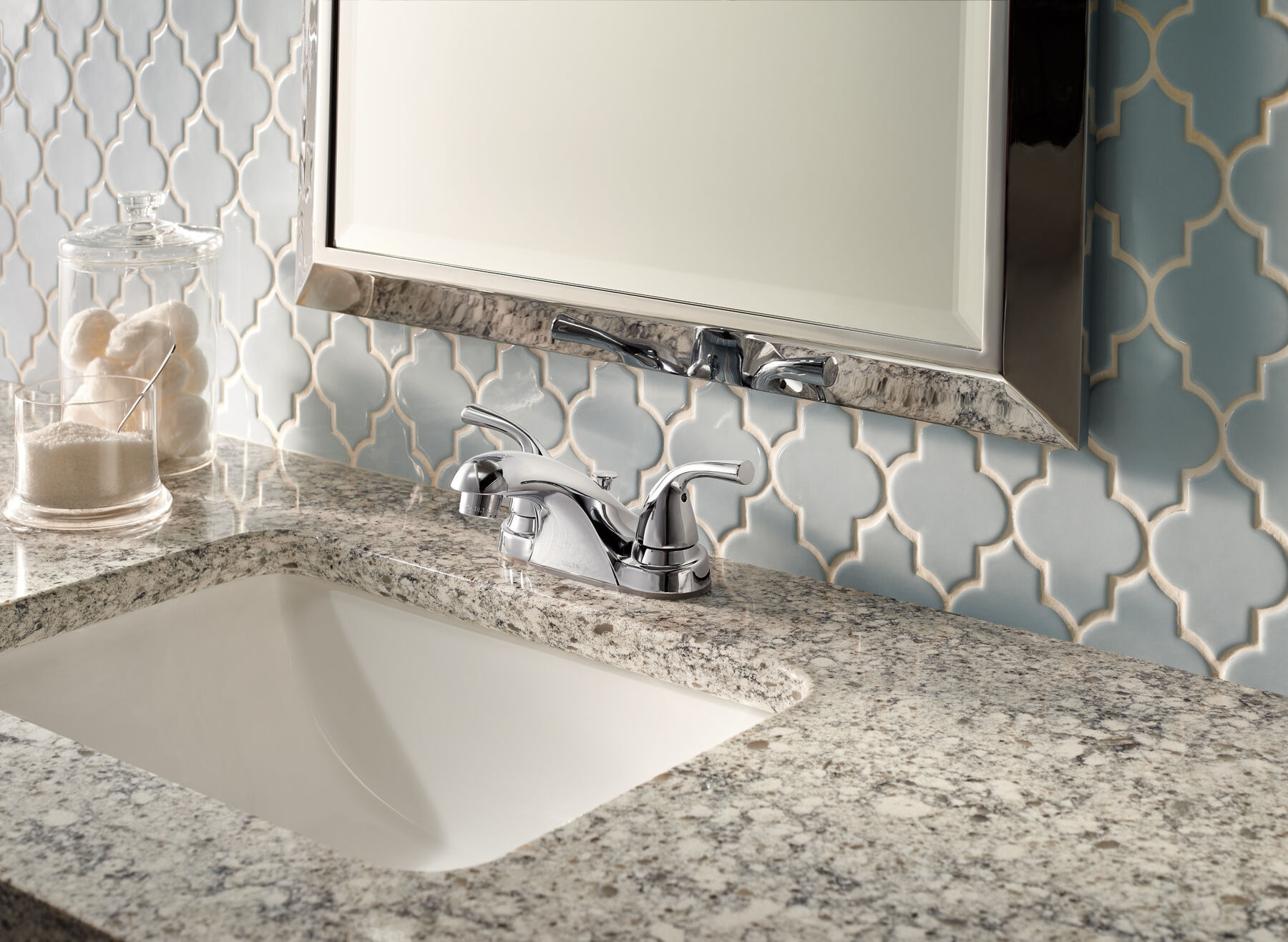 Llave para baño de combinación con dos manijas, imagen 5