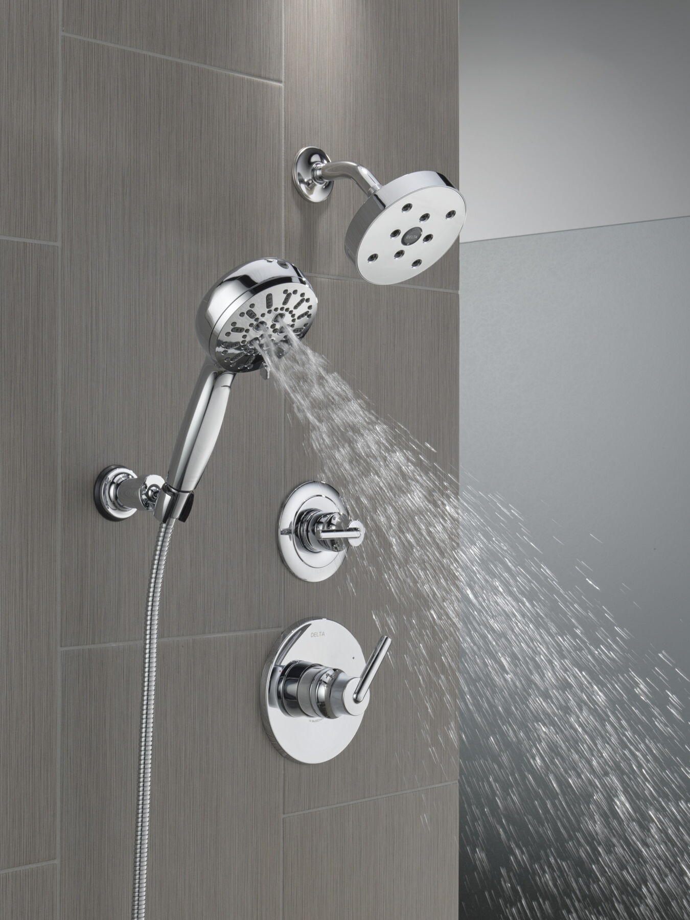 7-Setting Wall Mount Hand Shower with Cleaning Spray, image 15