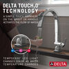 Llave para cocina monomando extensible con tecnología Touch<sub>2</sub>O®