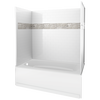 Tina de 60" x 32", desagüe izquierdo