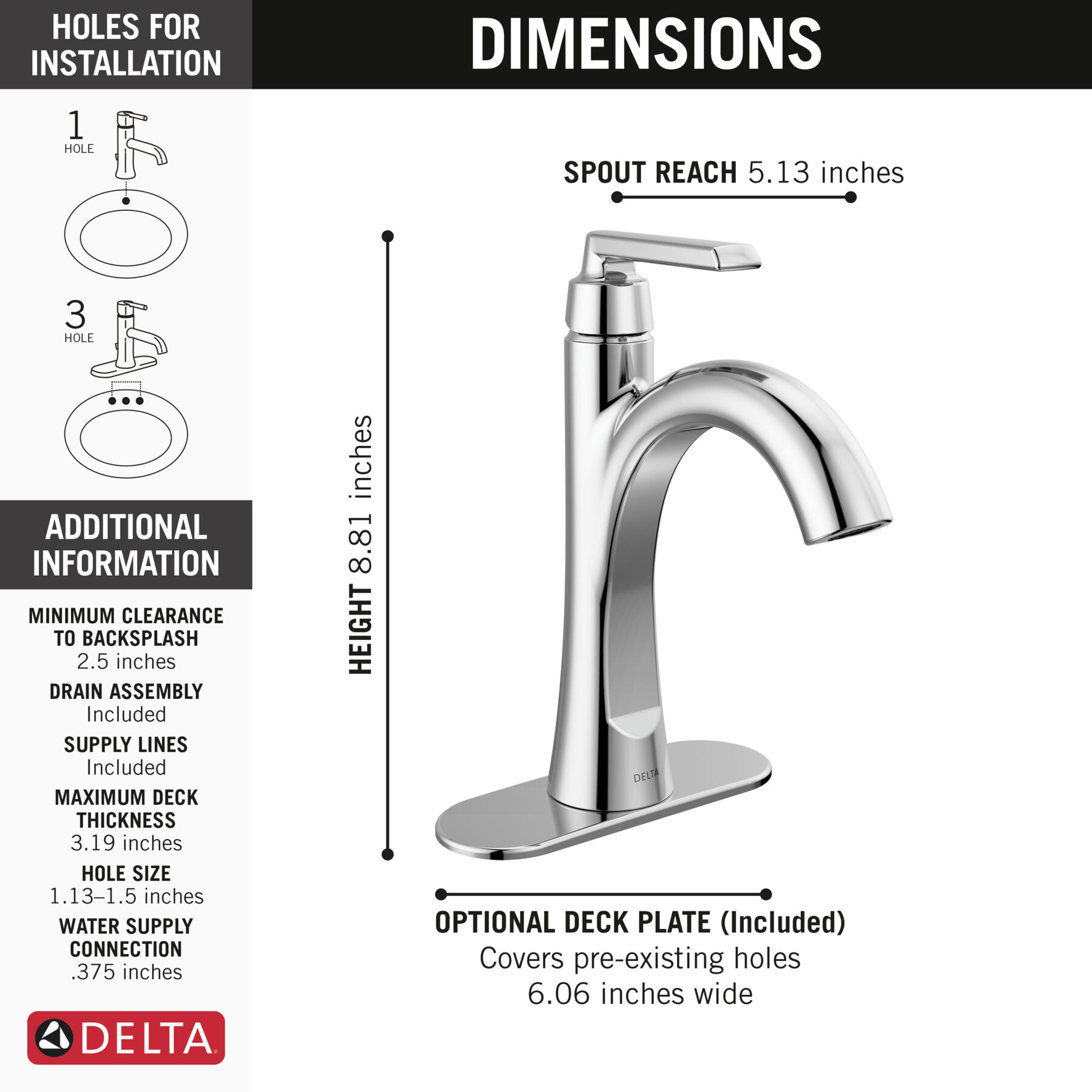 Llave para baño monomando, imagen 1