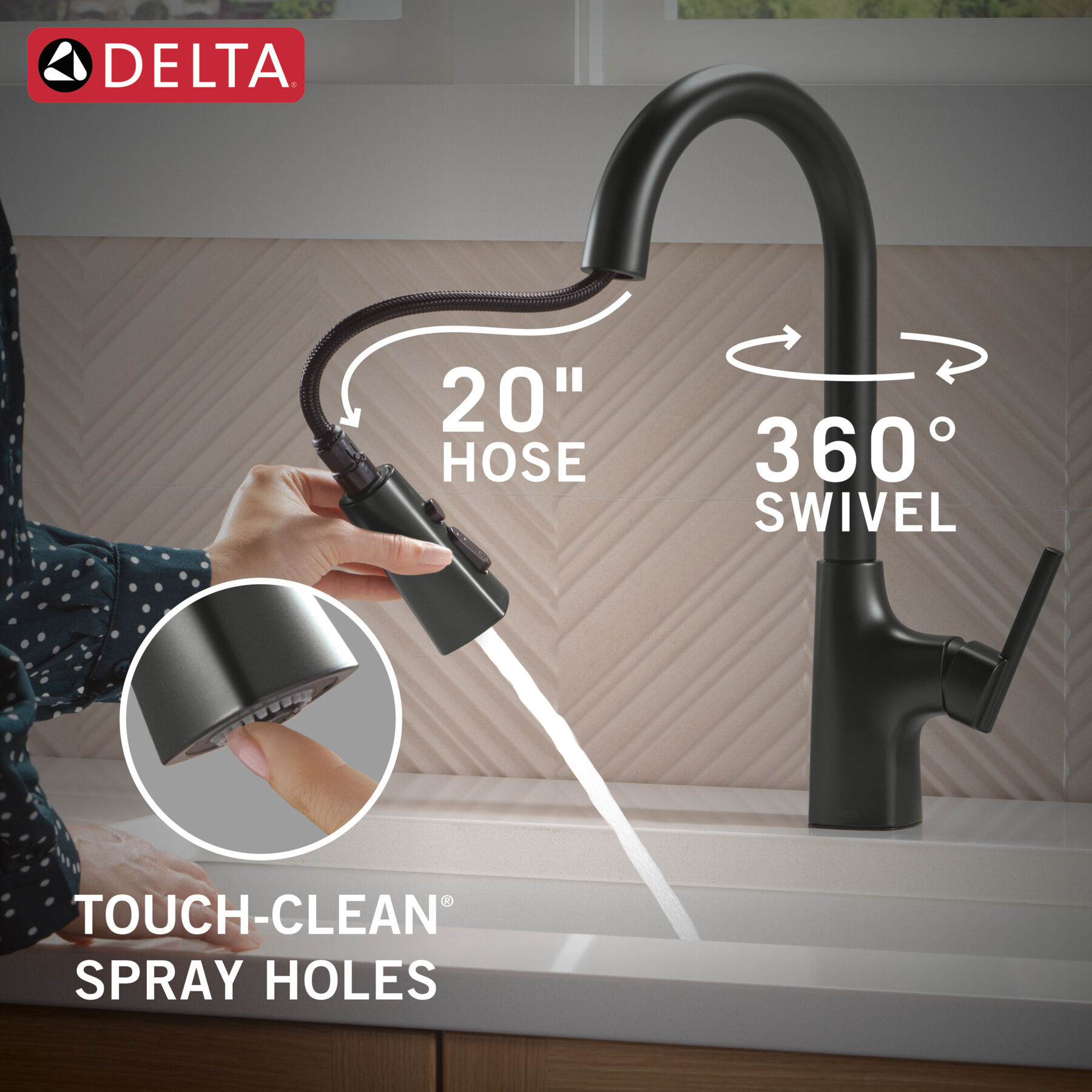 Llave para cocina monomando extensible, imagen 7