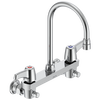 Two Handle 8 In Wallmount Service Sink Faucet