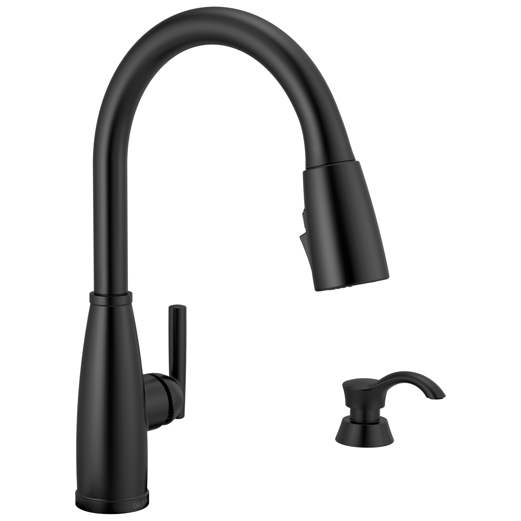 Llave para cocina monomando extensible con dispensador de jabón y tecnología ShieldSpray®