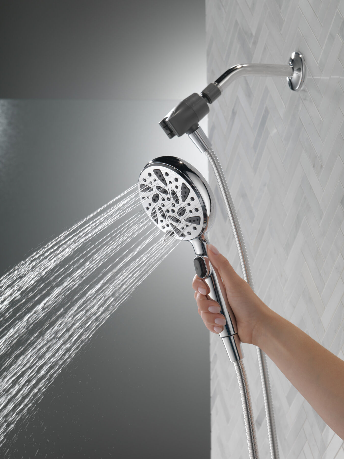 6-Setting SureDock® Magnetic Hand Shower, image 5