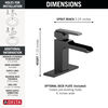 Llave para baño acanalada monomando