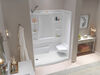 60x32 Alcove Shower Bundle - Right Seat Left Drain Curve