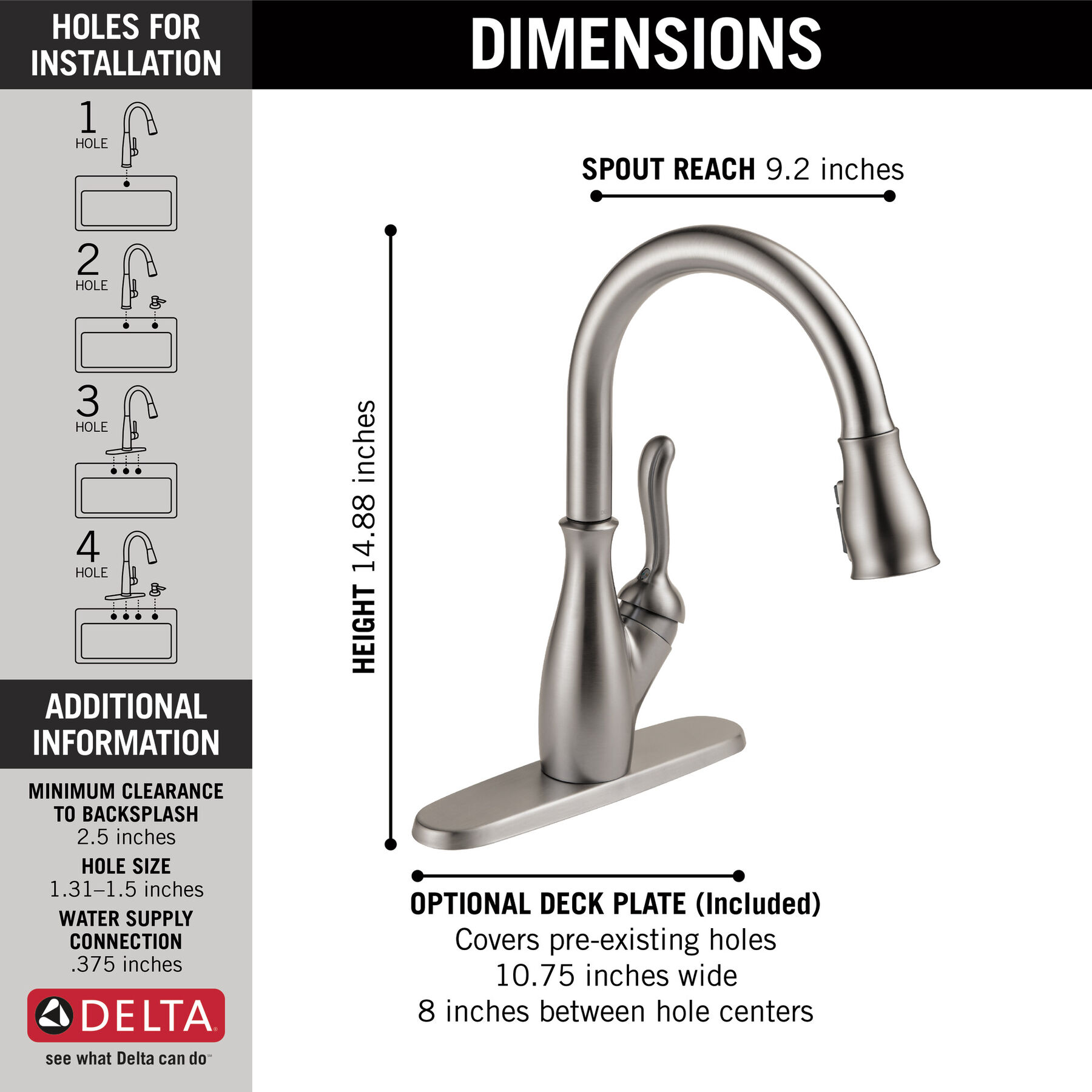 Llave para cocina monomando extensible con tecnología ShieldSpray® (producto recertificado), imagen 2