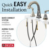 Llave para baño extensible independiente de dos manijas