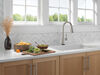 Llave para cocina monomando extensible con tecnologías Touch<sub>2</sub>O® y ShieldSpray®