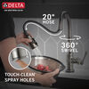 Single Handle Pull-Down Kitchen Faucet With Touch<sub>2</sub>O® Technology