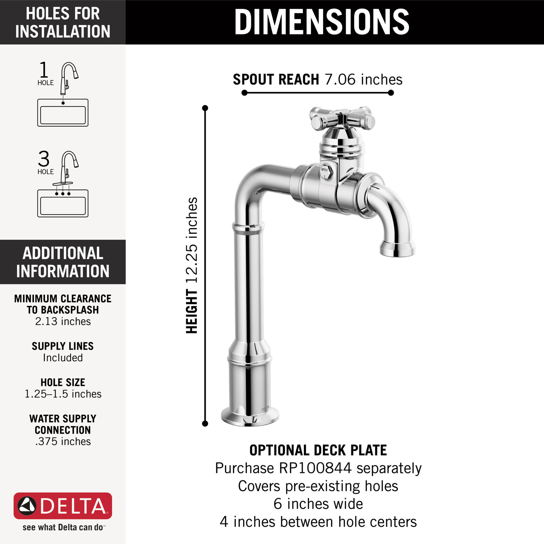 Llave para cocina con estilo de bar auténtico, imagen 1