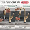 Touch<sub>2</sub>O® Technology Kitchen Faucet with Touchless Technology
