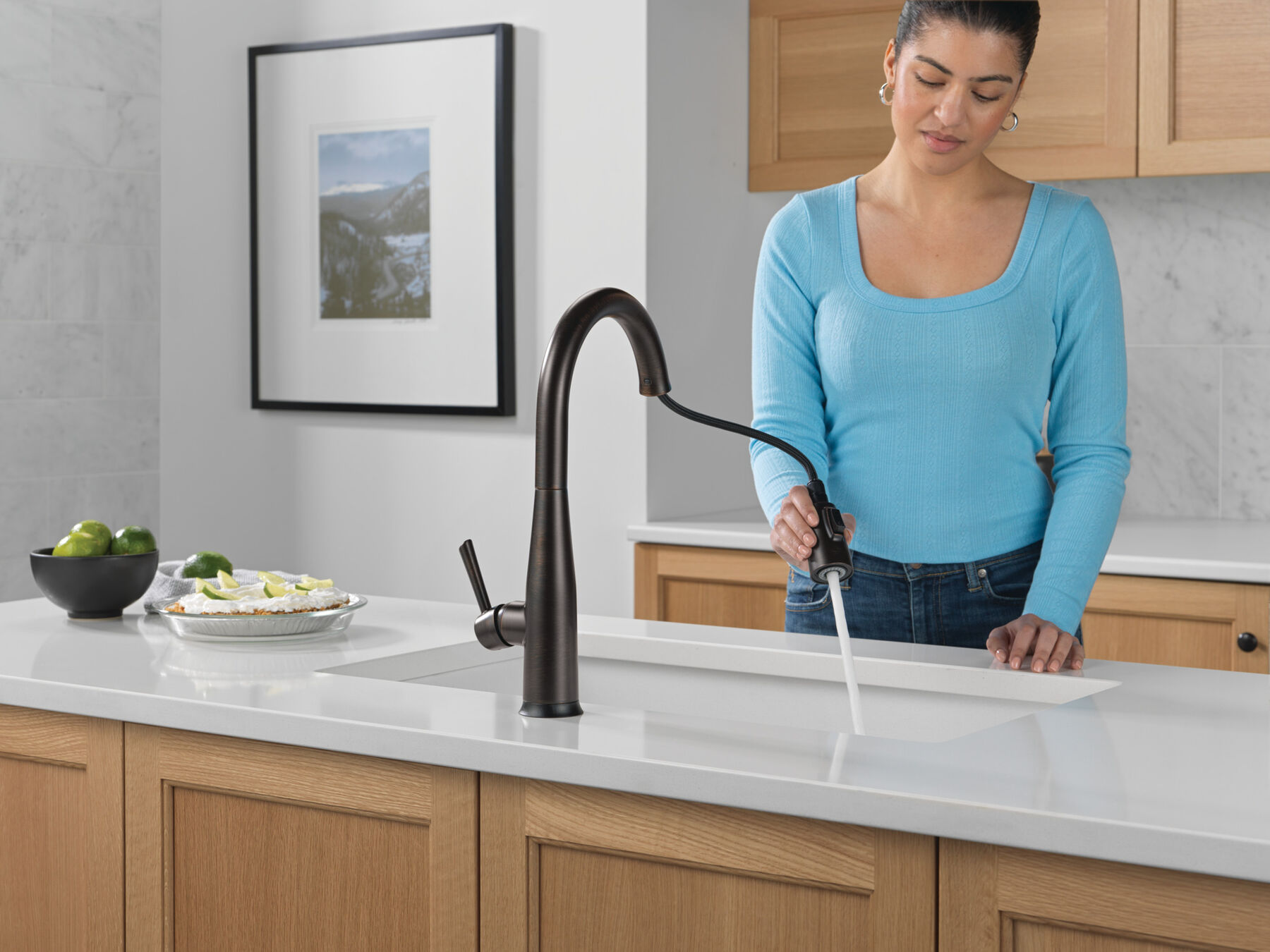 VoiceIQ® Single Handle Pull-Down Faucet with Touch<sub>2</sub>O® Technology, image 8