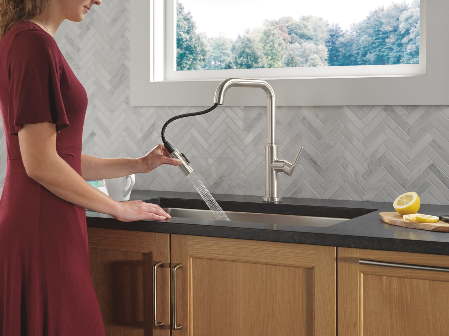 Llave para cocina monomando extensible, imagen 5