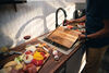 Llave para cocina monomando extensible con tecnología Touch<sub>2</sub>O®
