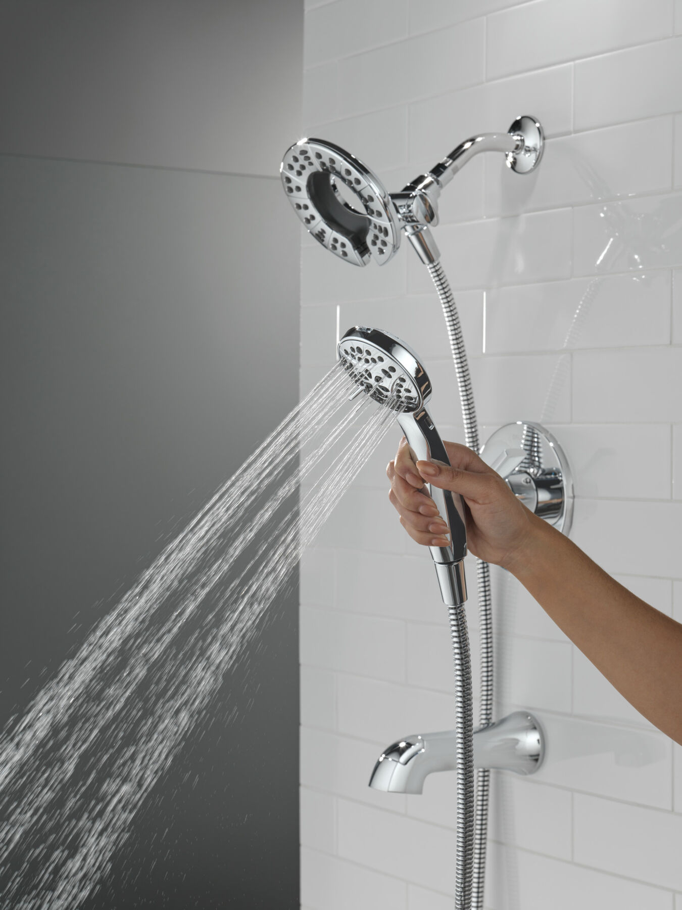 Tub Shower Trim with Universal Rough Bundle, image 6