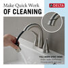 Llave para baño extensible de combinación de dos manijas