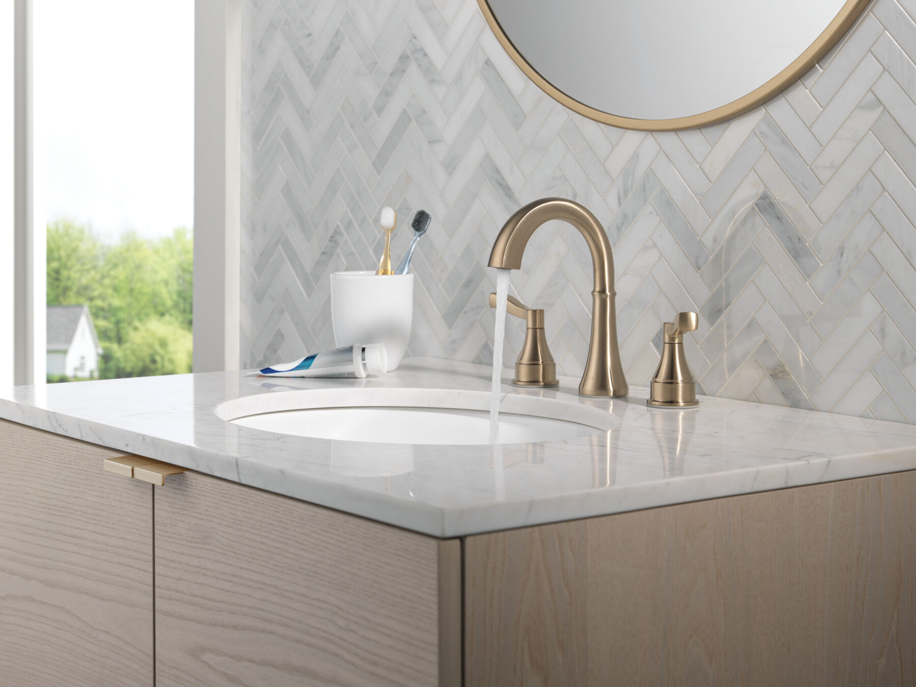 Llave para baño de extensión con dos manijas, imagen 3