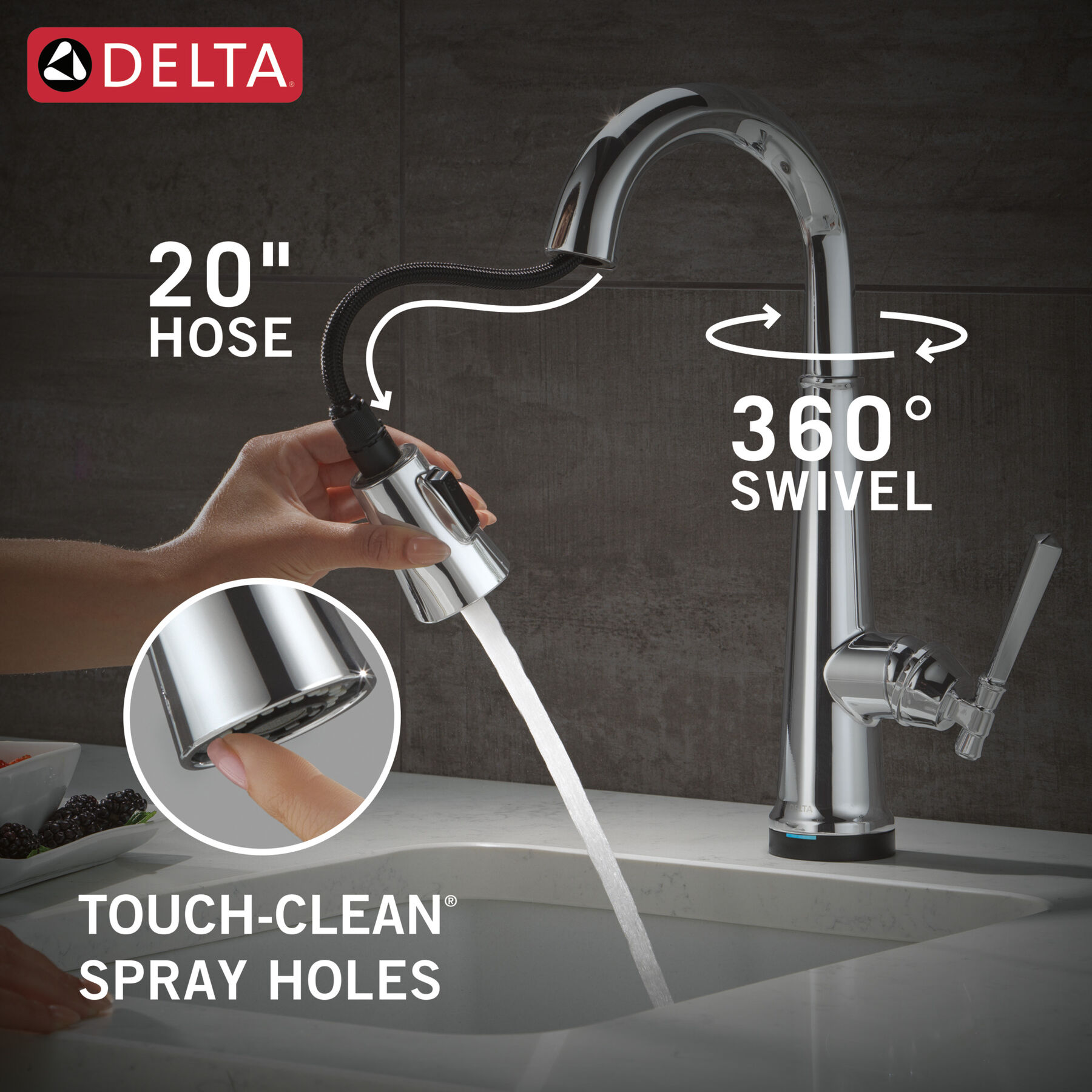 Touch2O® Bar / Prep Faucet with Touchless Technology, image 7